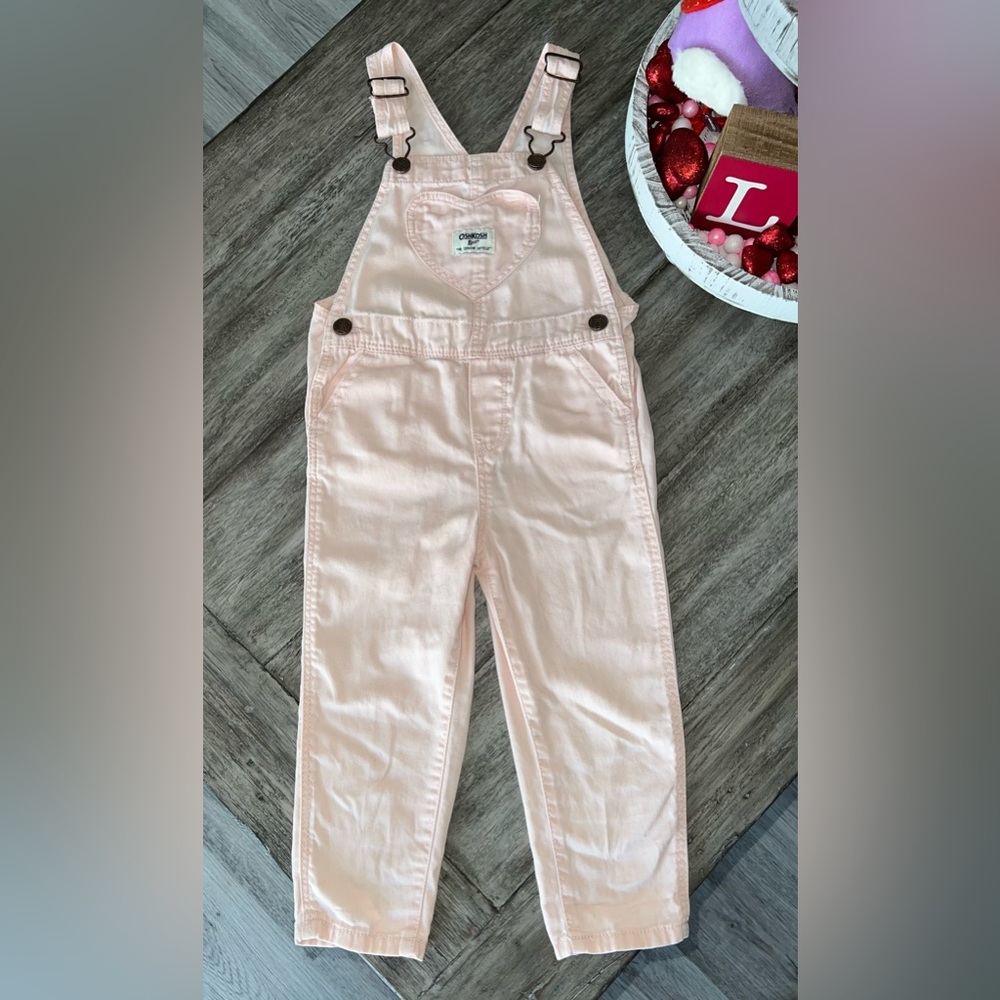 Valentine’s Oshkosh Overalls 3T